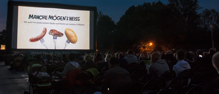 Hotdog.de-Catering beim SWM Sommerkino